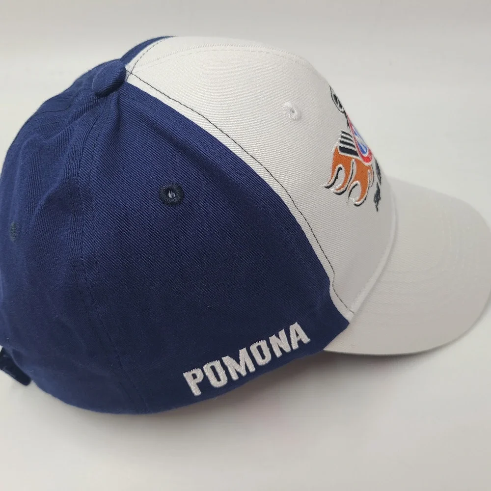NHRA Hat Adjustable White Blue Top Eliminator Club 2023 Drag Racing USA Flag Men